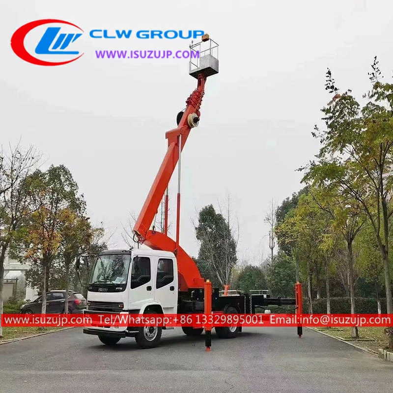 6x4 ISUZU 24 meters truck mounted aerial work platform 6x4 ISUZU 24 meters truck mounted aerial work platform
