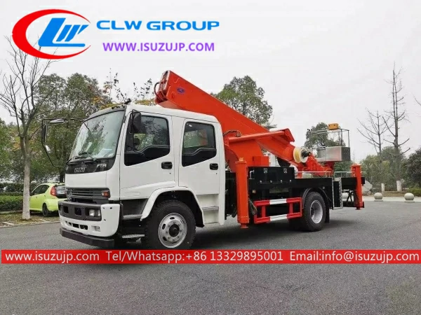 6x4 ISUZU 24 meters truck with boom lift for sale 6x4 ISUZU 24 meters truck with boom lift for sale