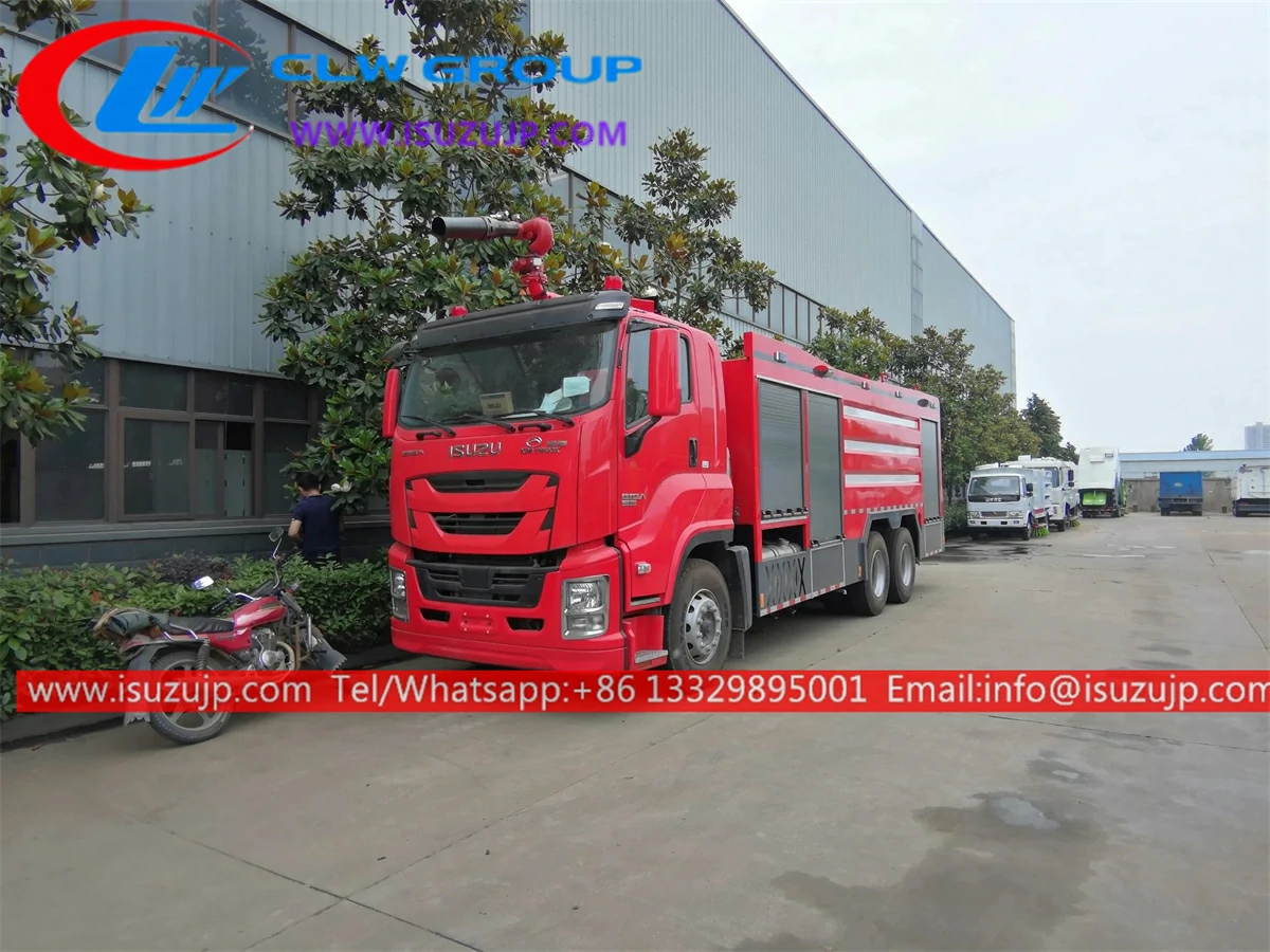 6x4 ISUZU GIGA 4000 gallon fire brigade truck 6x4 ISUZU GIGA 4000 gallon fire brigade truck