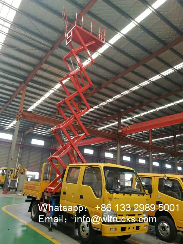 ISUZU 10 meters truck mounted scissor lift for sale Malaysia ISUZU 10 meters truck mounted scissor lift for sale Malaysia