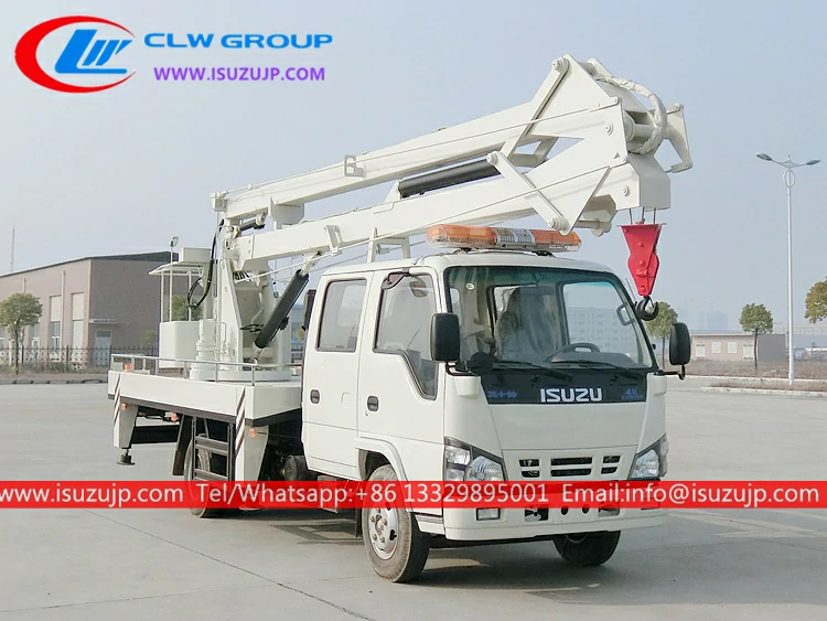 ISUZU 12 meters man lift boom truck Maldives ISUZU 12 meters man lift boom truck Maldives