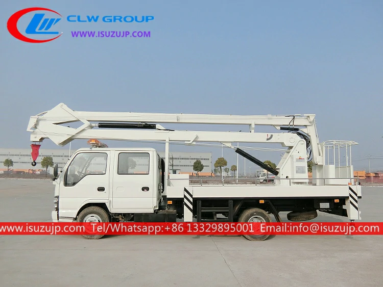 ISUZU 12m aerial bucket lift truck Kyrgyzstan ISUZU 12m aerial bucket lift truck Kyrgyzstan