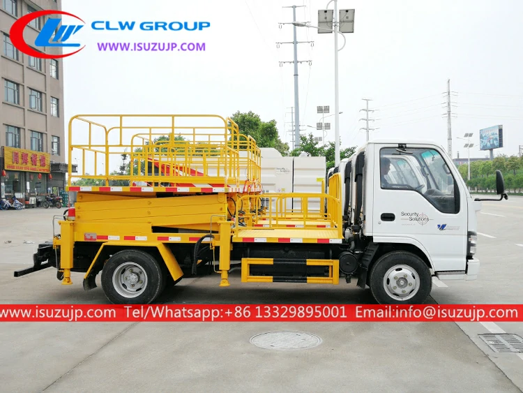 ISUZU 12m scissor aerial platform truck Cambodia ISUZU 12m scissor aerial platform truck Cambodia