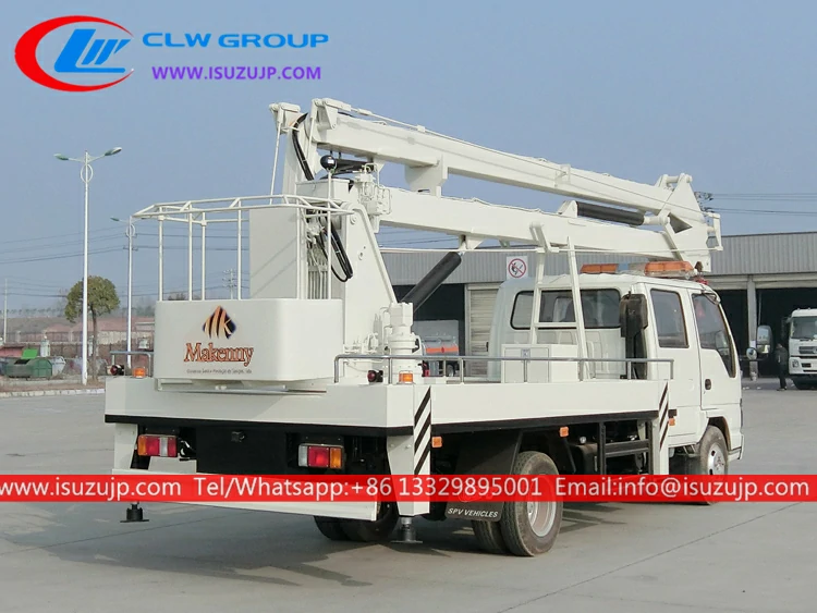 ISUZU 12m truck mounted aerial lift Sri Lanka ISUZU 12m truck mounted aerial lift Sri Lanka