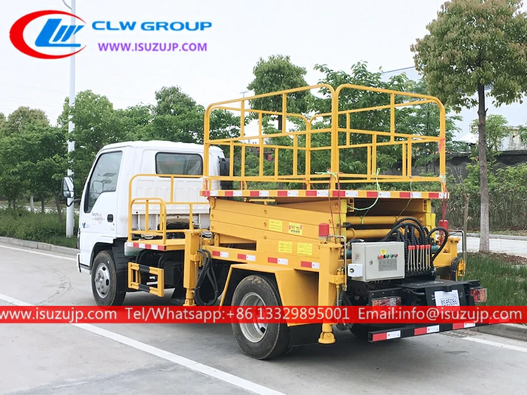 ISUZU 12m truck mounted man lift Thailand ISUZU 12m truck mounted man lift Thailand