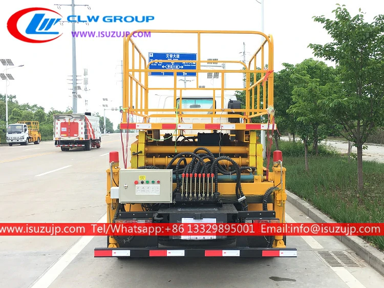 ISUZU 12meters scissor lift trucks for sale Laos ISUZU 12meters scissor lift trucks for sale Laos