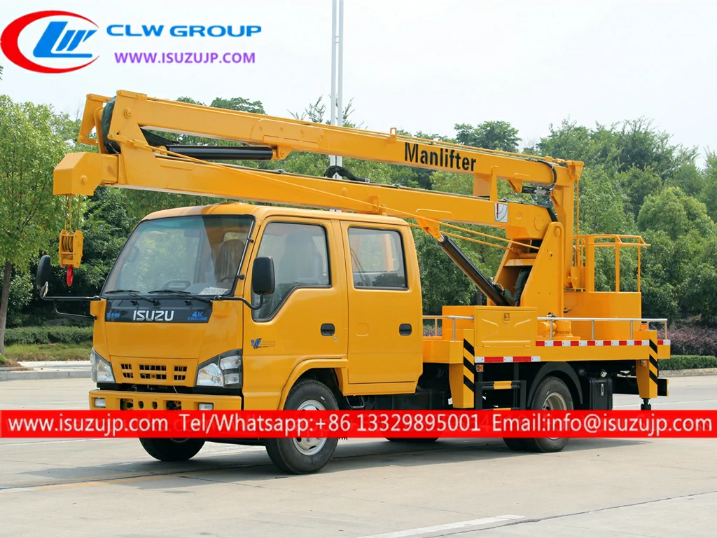 Japan Isuzu 12m man lift truck