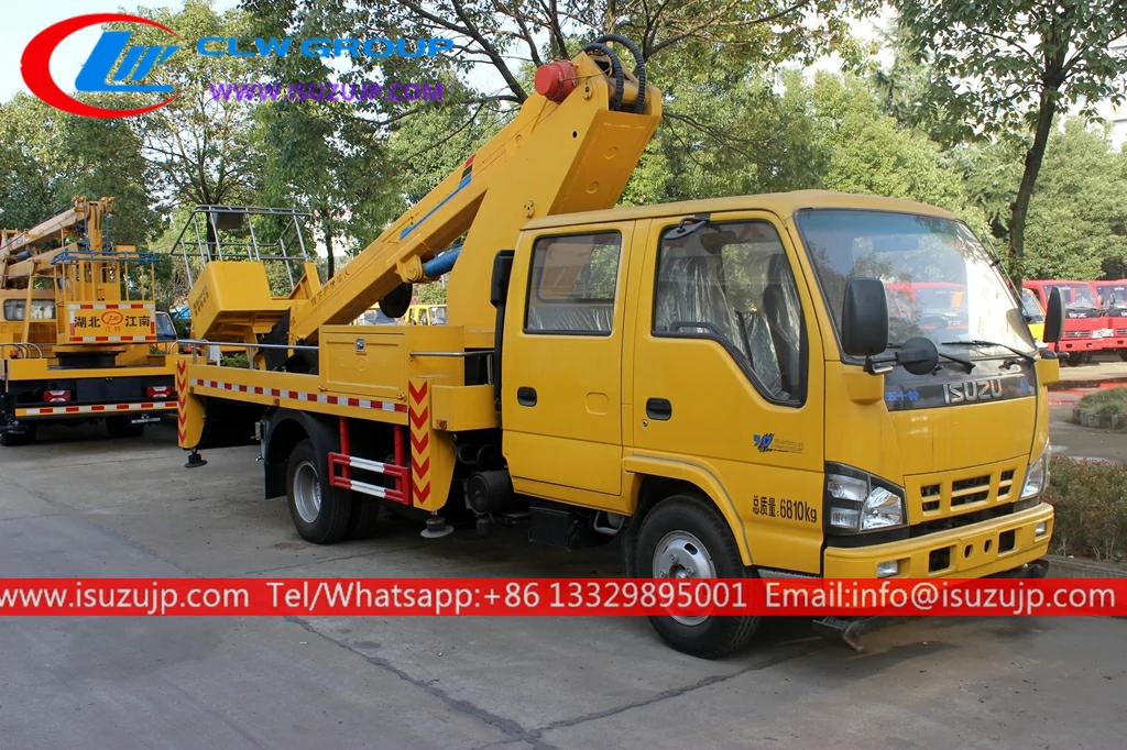 ISUZU 16 meters truck mounted man lift Turkey ISUZU 16 meters truck mounted man lift Turkey