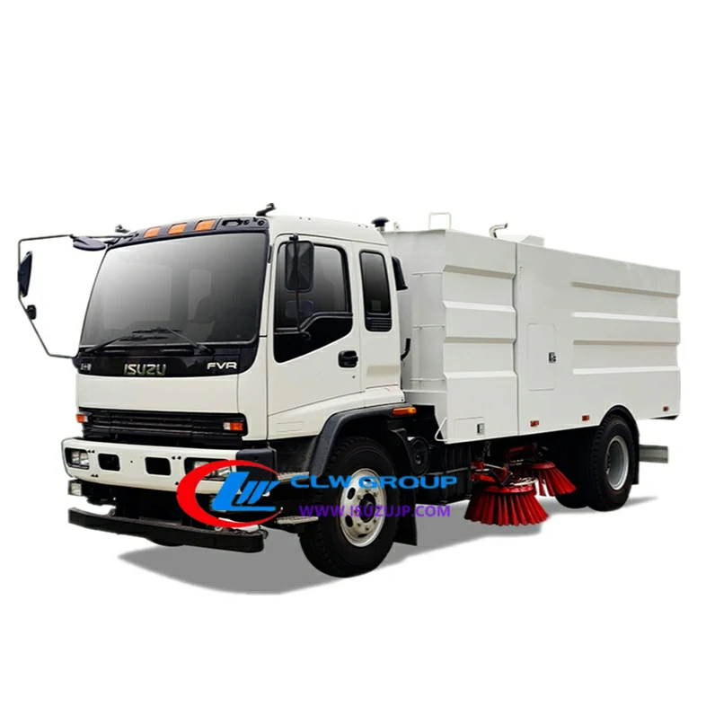 ISUZU 16 ton airport road brush sweeper ISUZU 16 ton airport road brush sweeper