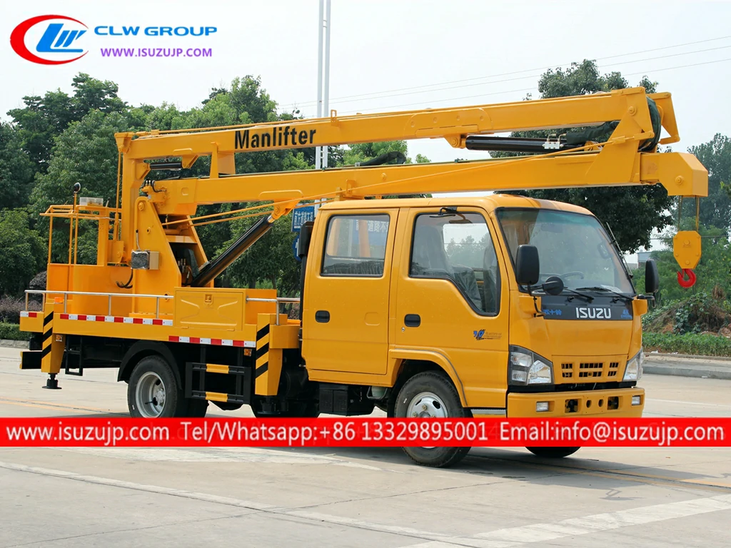ISUZU NKR 16m -18m aerial boom lift truck