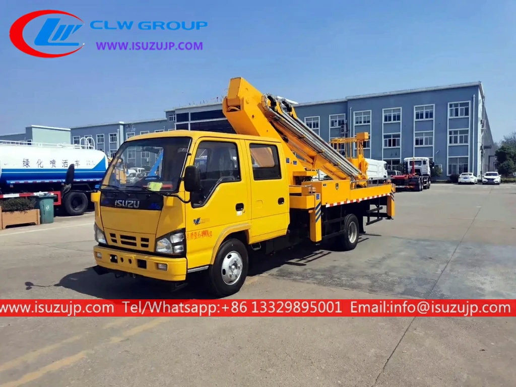 ISUZU 16m truck mounted boom lift Morocco ISUZU 16m truck mounted boom lift Morocco