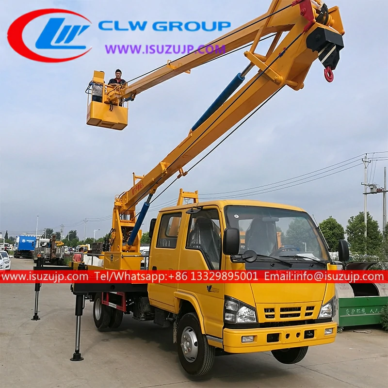 ISUZU 18 meters bucket boom lift ISUZU 18 meters bucket boom lift