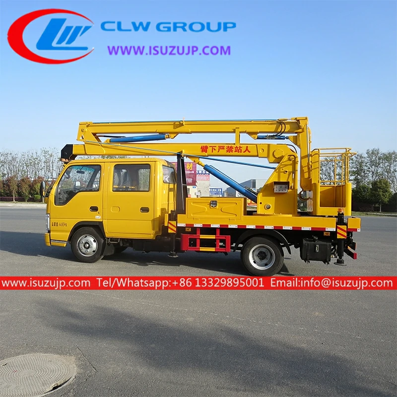 ISUZU 18 meters insulated bucket trucks ISUZU 18 meters insulated bucket trucks