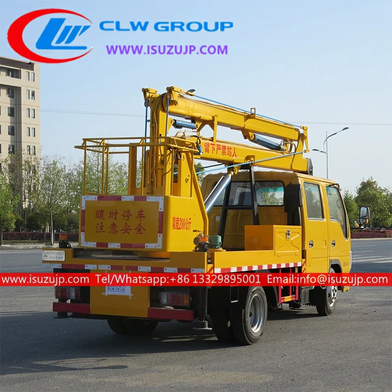 ISUZU 18 meters truck mounted aerial work platform ISUZU 18 meters truck mounted aerial work platform