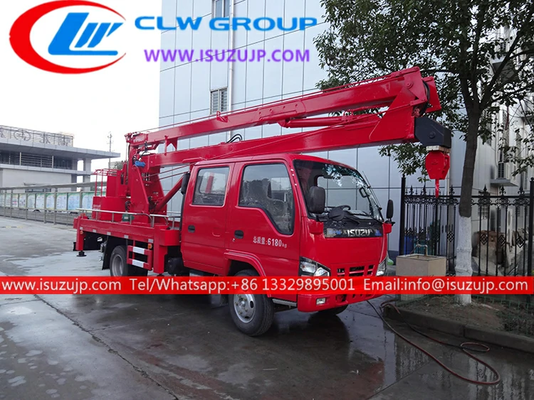 ISUZU 18m aerial bucket truck ISUZU 18m truck mounted aerial platform