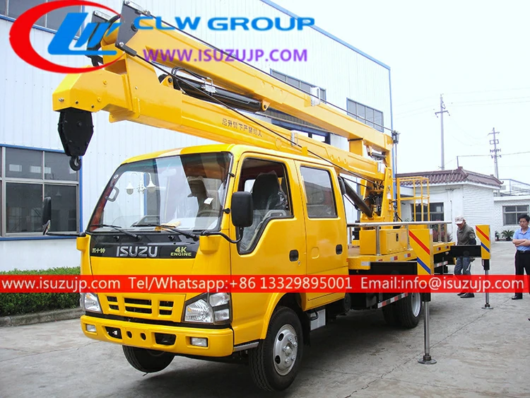 ISUZU 18m truck mounted aerial platform ISUZU 18m truck mounted aerial platform