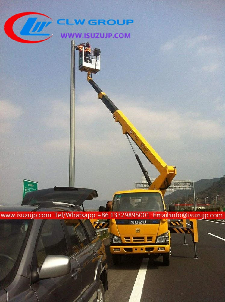 ISUZU 18m truck with boom lift for sale ISUZU 18m truck with boom lift for sale