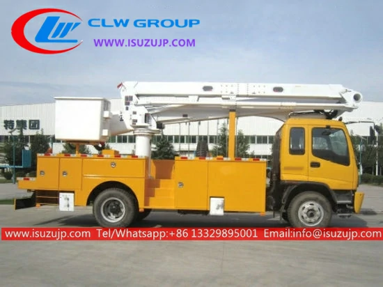 ISUZU 24m aerial bucket truck for sale ISUZU 24m aerial bucket truck for sale