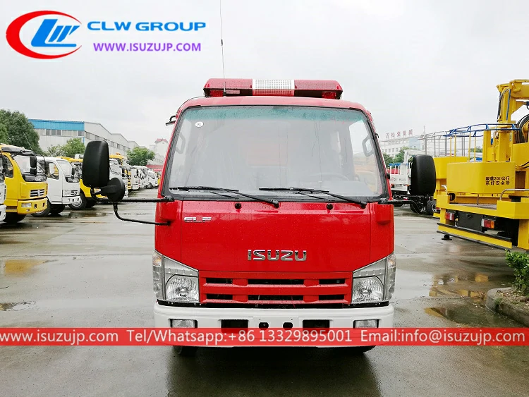 ISUZU 3 ton water tank fire truck Thailand ISUZU 3 ton water tank fire truck Thailand