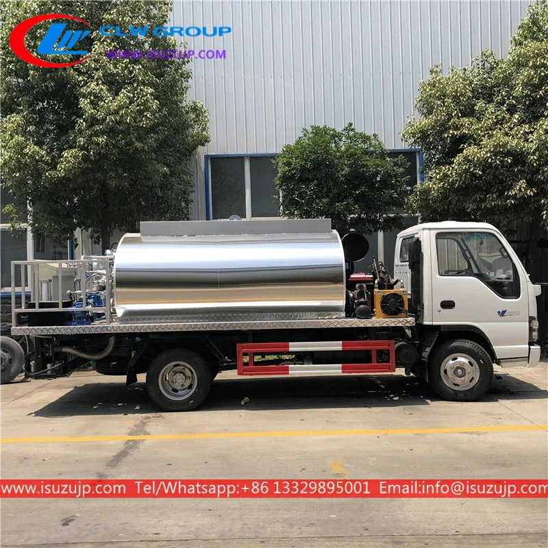 ISUZU 4 ton asphalt hot box truck for sale ISUZU 4 ton asphalt hot box truck for sale