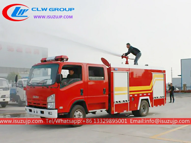 ISUZU 4000L water tanker fire truck Bangladesh ISUZU 4000L water tanker fire truck Bangladesh