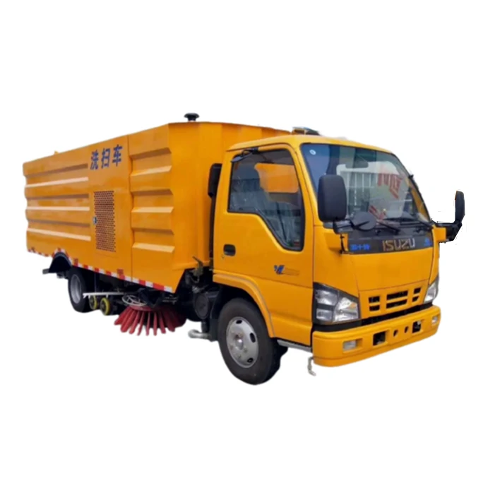 ISUZU 4K-Engine 6 ton road sweeping machine Costa Rica ISUZU 4K-Engine 6 ton road sweeping machine Costa Rica