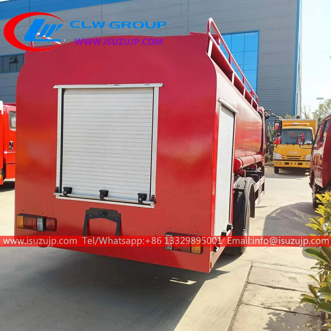 ISUZU 4k-Engine 5 ton fire truck spraying water ISUZU 4k-Engine 5 ton fire truck spraying water