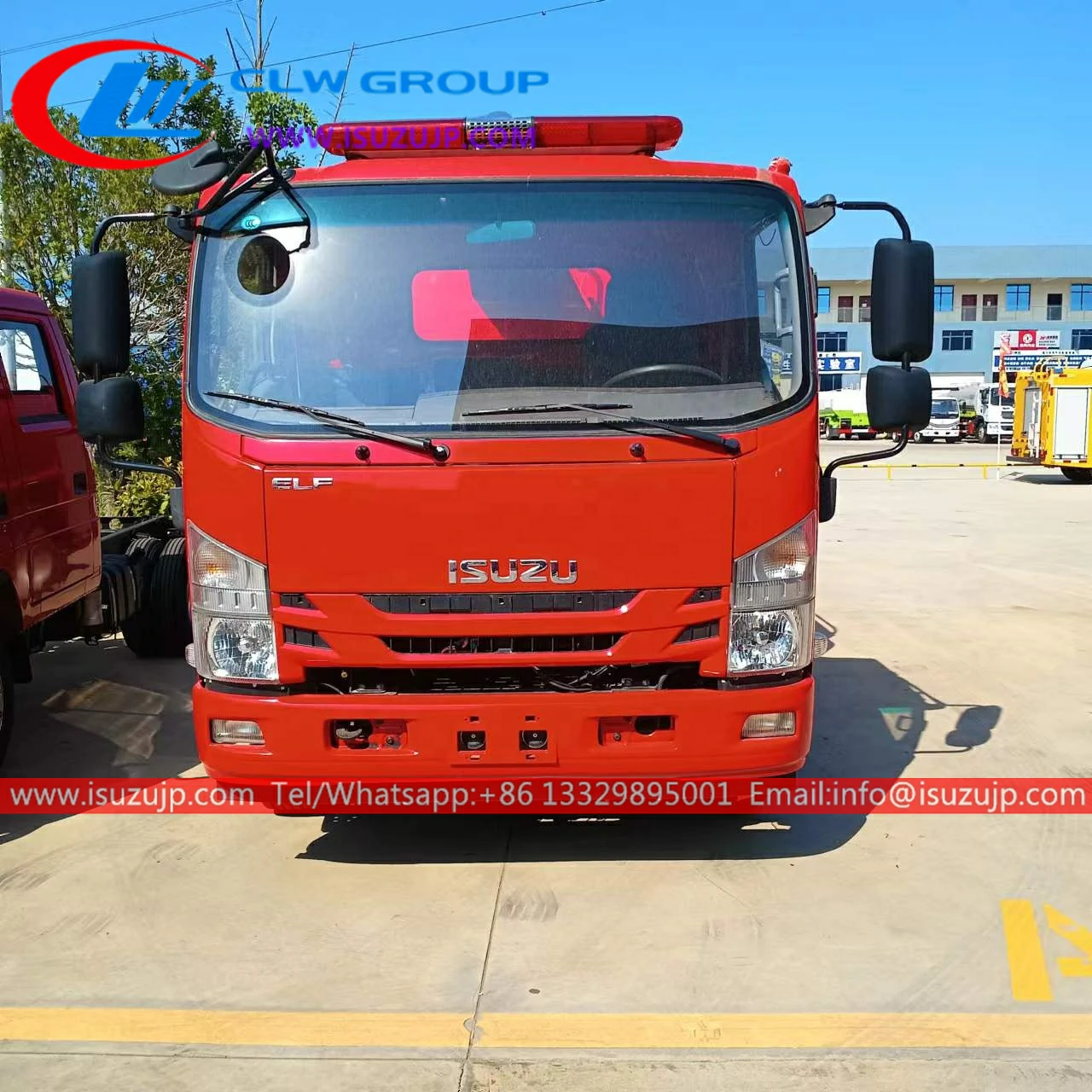 ISUZU 4k-Engine 5 ton fire water tender for sale ISUZU 4k-Engine 5 ton fire water tender for sale