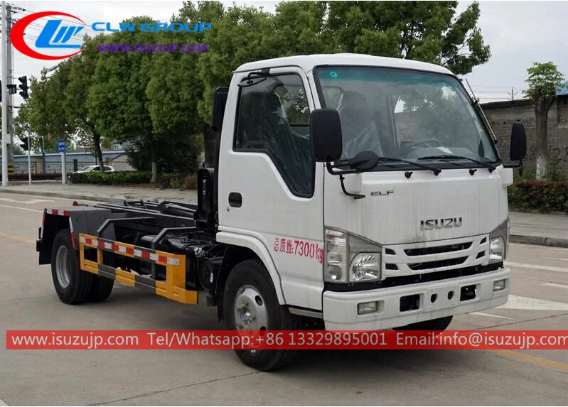 ISUZU 4m3 hook lift system truck Armenia ISUZU 4m3 hook lift system truck Armenia