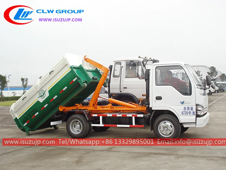 ISUZU 5 ton dodge hooklift truck for sale Sri Lanka ISUZU 5 ton dodge hooklift truck for sale Sri Lanka