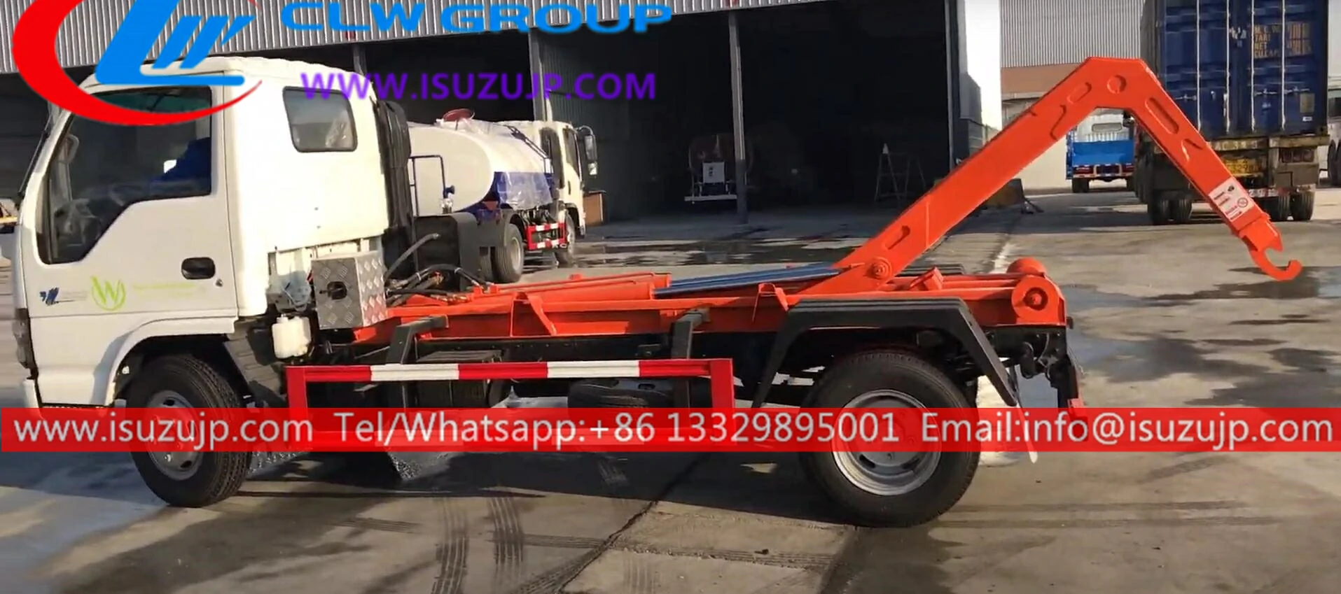 ISUZU 5 ton hook bin truck ISUZU 5 ton hook bin truck