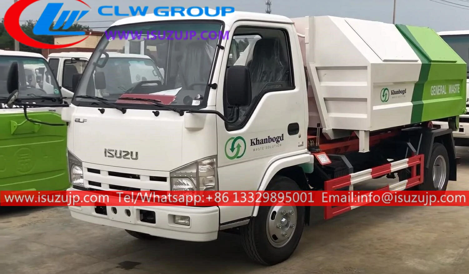 ISUZU 5 ton hook lift bins for sale ISUZU 5 ton hook lift bins for sale