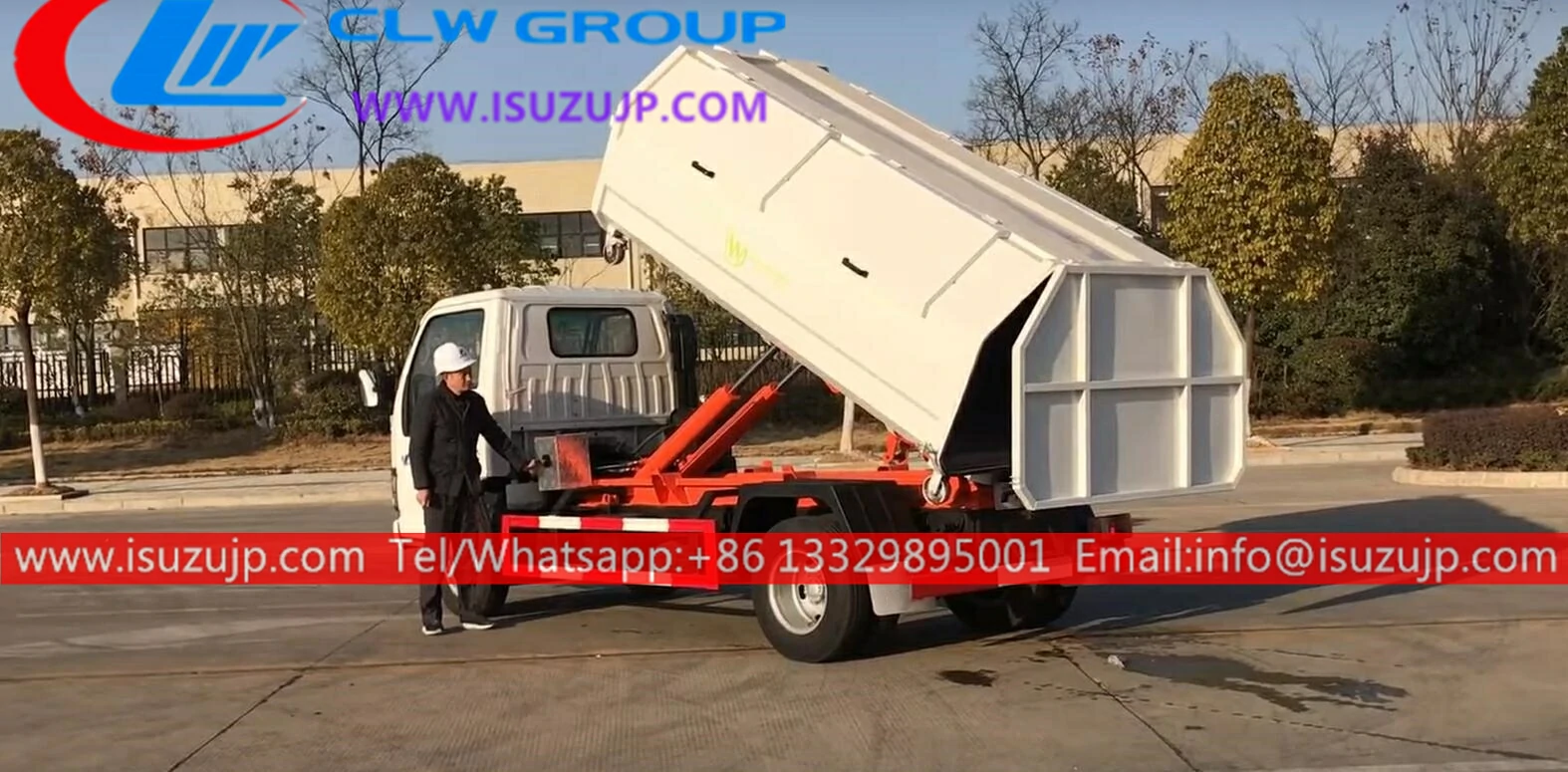ISUZU 5 ton hook loader lorry ISUZU 5 ton hook loader lorry