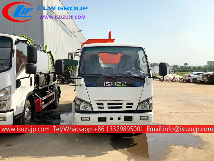 ISUZU 5 ton kitchen food garbage truck Tonga ISUZU 5 ton kitchen food garbage truck Tonga