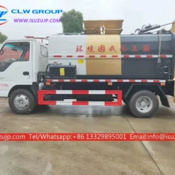 ISUZU 5mt Hanging bucket garbage truck Bolivia