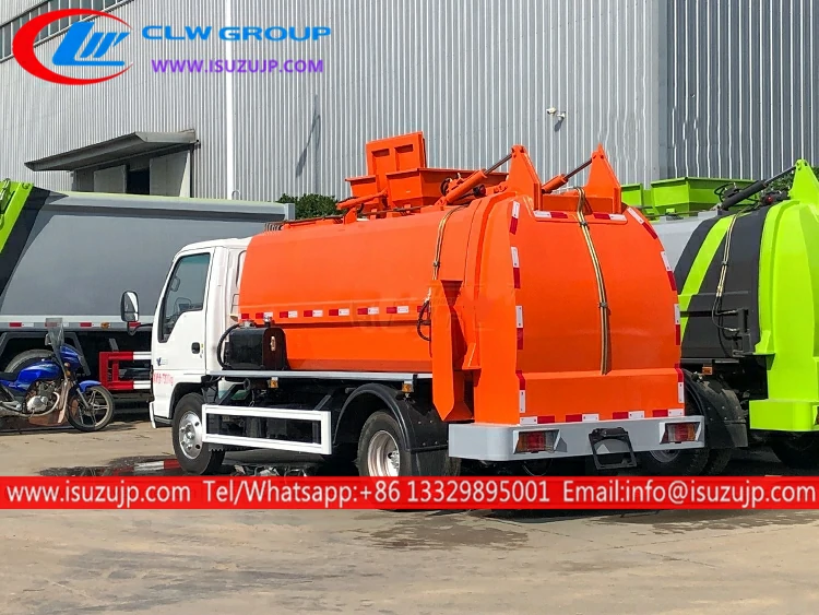 ISUZU 6 cubic meters kitchen food trash truck Costa Rica ISUZU 6 cubic meters kitchen food trash truck Costa Rica