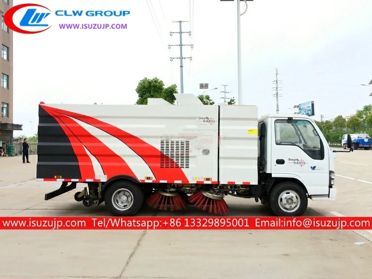 ISUZU 6t mechanical broom sweeper Thailand ISUZU 6t mechanical broom sweeper Thailand