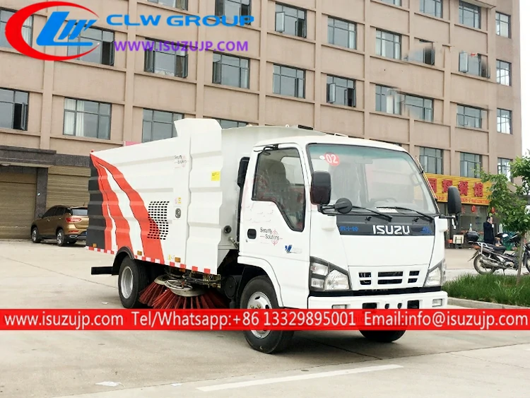 ISUZU 7cbm street sweeper machine Laos ISUZU 7cbm street sweeper machine Laos