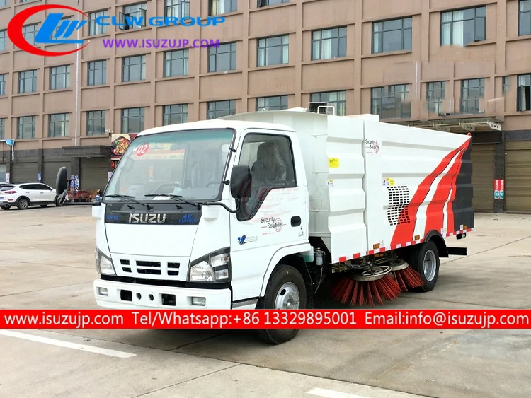 ISUZU 7m3 street sweeper truck in Vietnam ISUZU 7m3 street sweeper truck in Vietnam