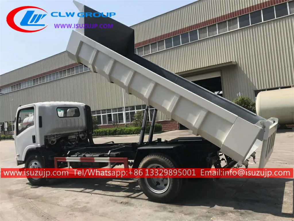 ISUZU 8 cubic meters trash dump truck Comoros ISUZU 8 cubic meters trash dump truck Comoros