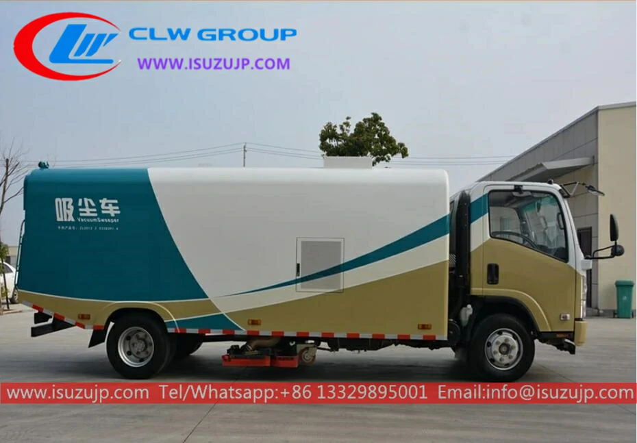 ISUZU 8 ton vacuum road sweeper Liberia ISUZU 8 ton vacuum road sweeper Liberia