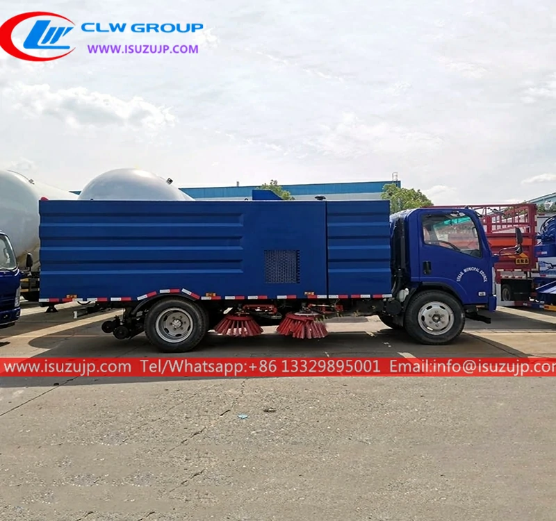 ISUZU 8cbm concrete sweeper sale in Mauritius