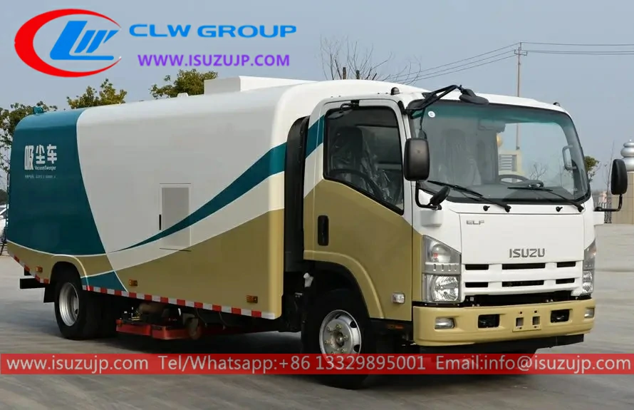 ISUZU 8t street sweeper with vacuum Ghana ISUZU 8t street sweeper with vacuum Ghana