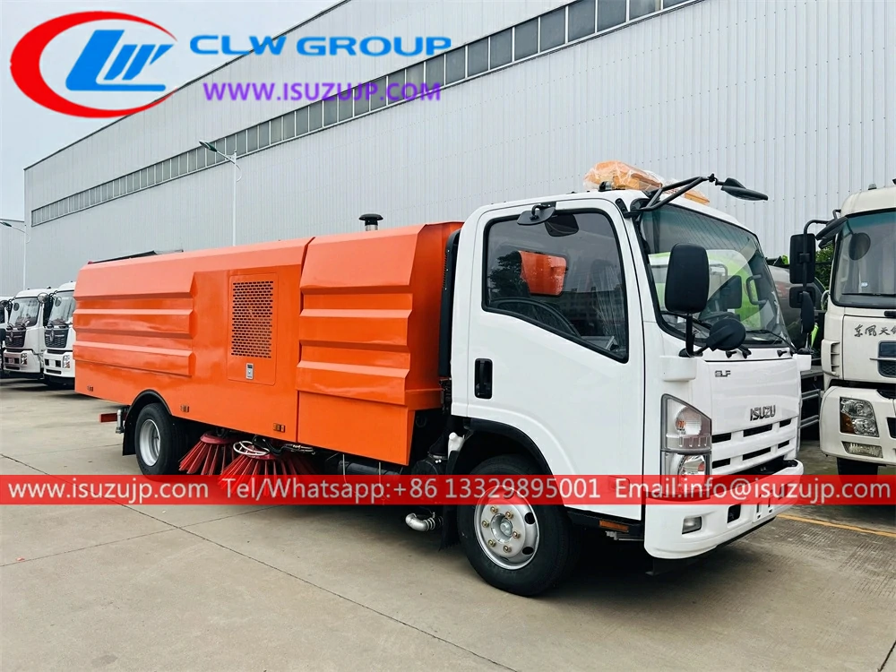 ISUZU ELF 12m3 street sweeper truck for sale ISUZU ELF 12m3 street sweeper truck for sale