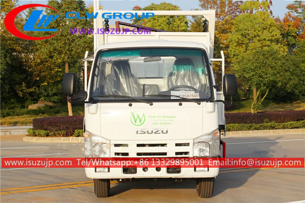 ISUZU ELF 4cbm mini skip bin truck for sale ISUZU ELF 4cbm mini skip bin truck for sale