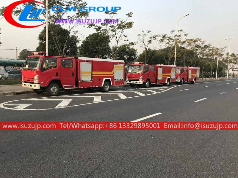 ISUZU ELF 5000liters water tender fire truck ISUZU ELF 5000liters water tender fire truck