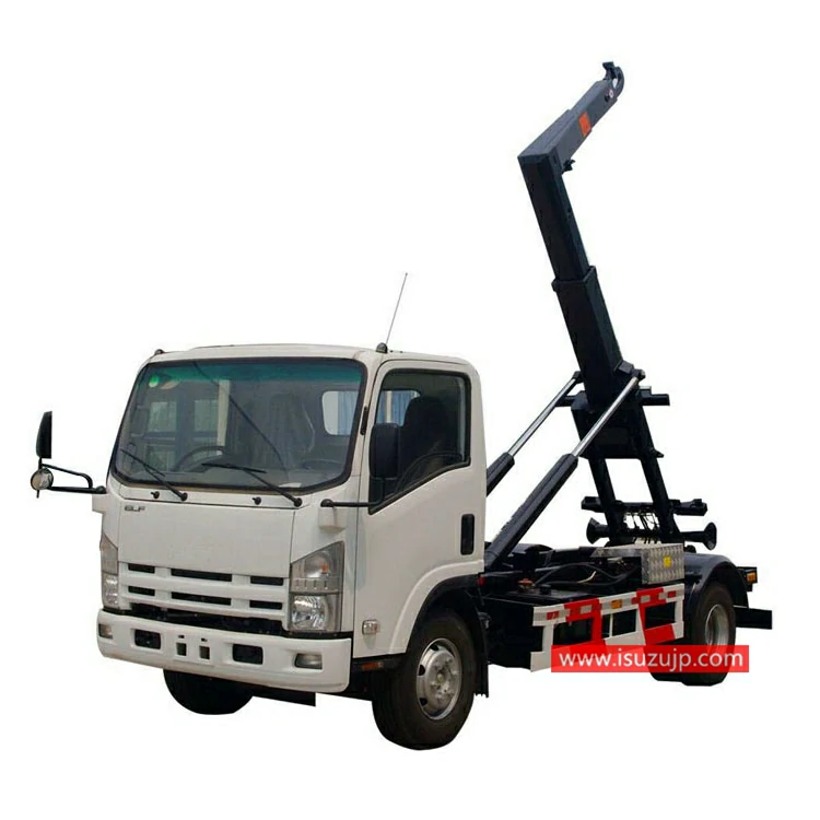 ISUZU ELF 8cbm hook roll off truck Jordan ISUZU ELF 8cbm hook roll off truck Jordan