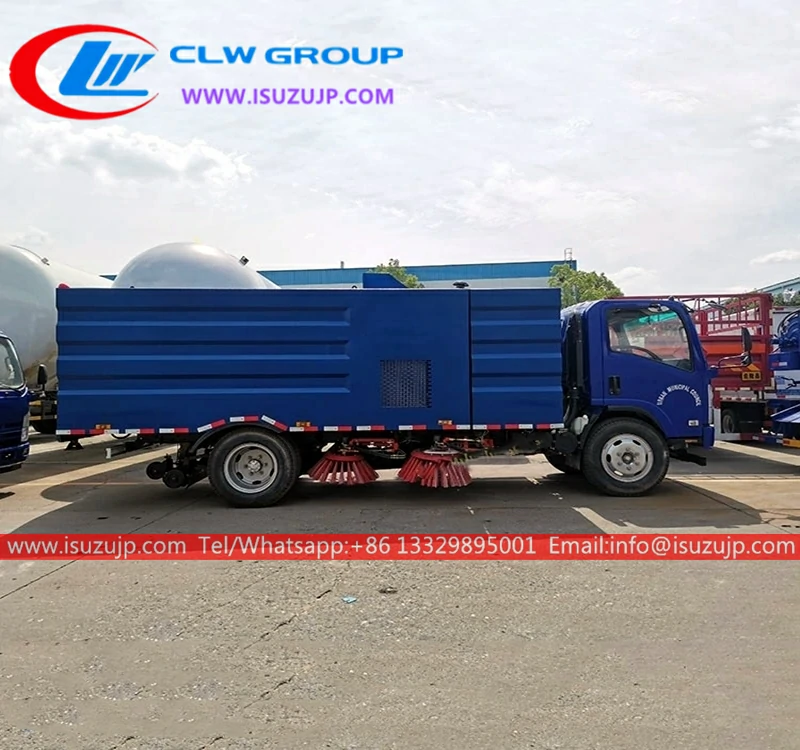 ISUZU ELF 9cbm street sweeper machine for sale ISUZU ELF 9cbm street sweeper machine for sale