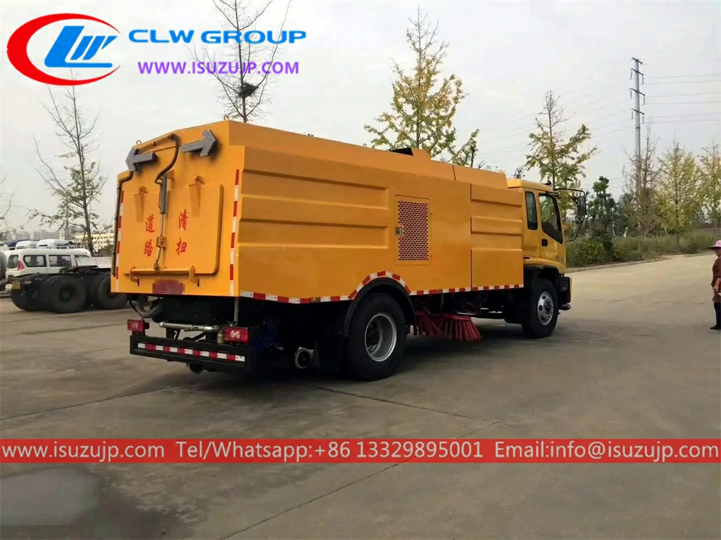 ISUZU FTR 12 tonne diesel sweeper Peru ISUZU FTR 12 tonne diesel sweeper Peru