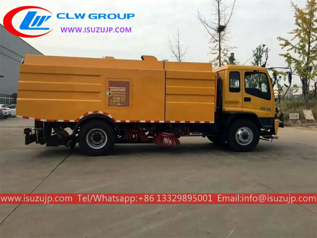 ISUZU FTR 12mt sweeper car Ecuador ISUZU FTR 12mt sweeper car Ecuador